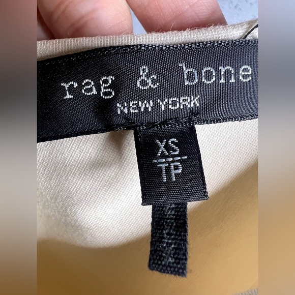 Rag & Bone. Off-White Archetype Roxie Bodysuit Size XS - Picture 7 of 7